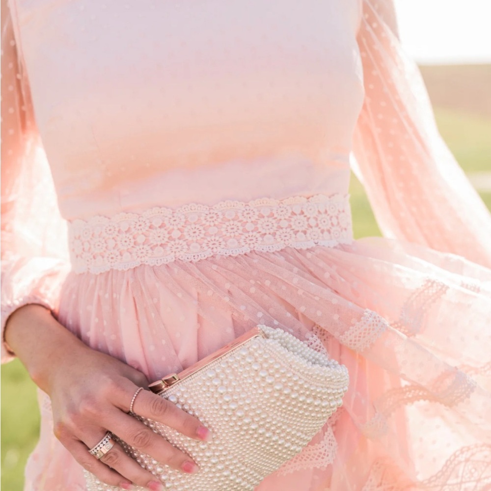 Rachel Parcell Pink Lace Dress